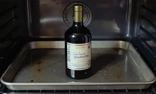Remove Wine Label With Oven Heating Method